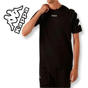 KAPPA T-shirt  with logo Black Sz XL